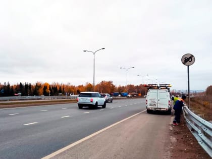 На двух участках Мамадышского тракта снизили максимальную скорость движения транспорта до 60 км/ч