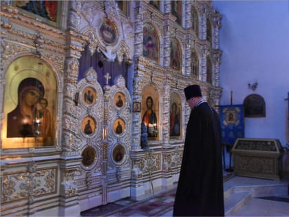 Епископ Гавриил совершил первое чтение Великого канона Андрея Критского