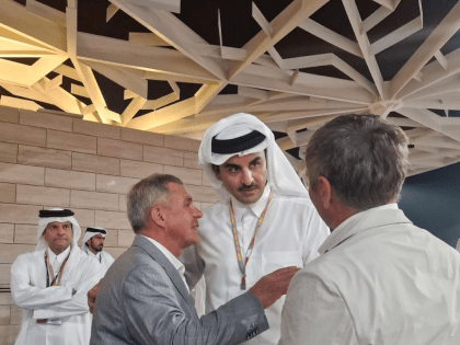 Минниханов обсудил вопросы расширения сотрудничества с эмиром Катара