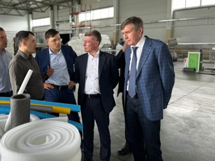 Мидхат Шагиахметов и Максим Топилин осмотрели инвестиционные проекты Нижнекамска