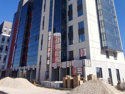 Дом №1-5-1 в жилом районе Салават Купере готов на 87,6%