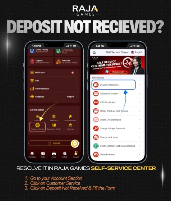 Raja Game Customer Support