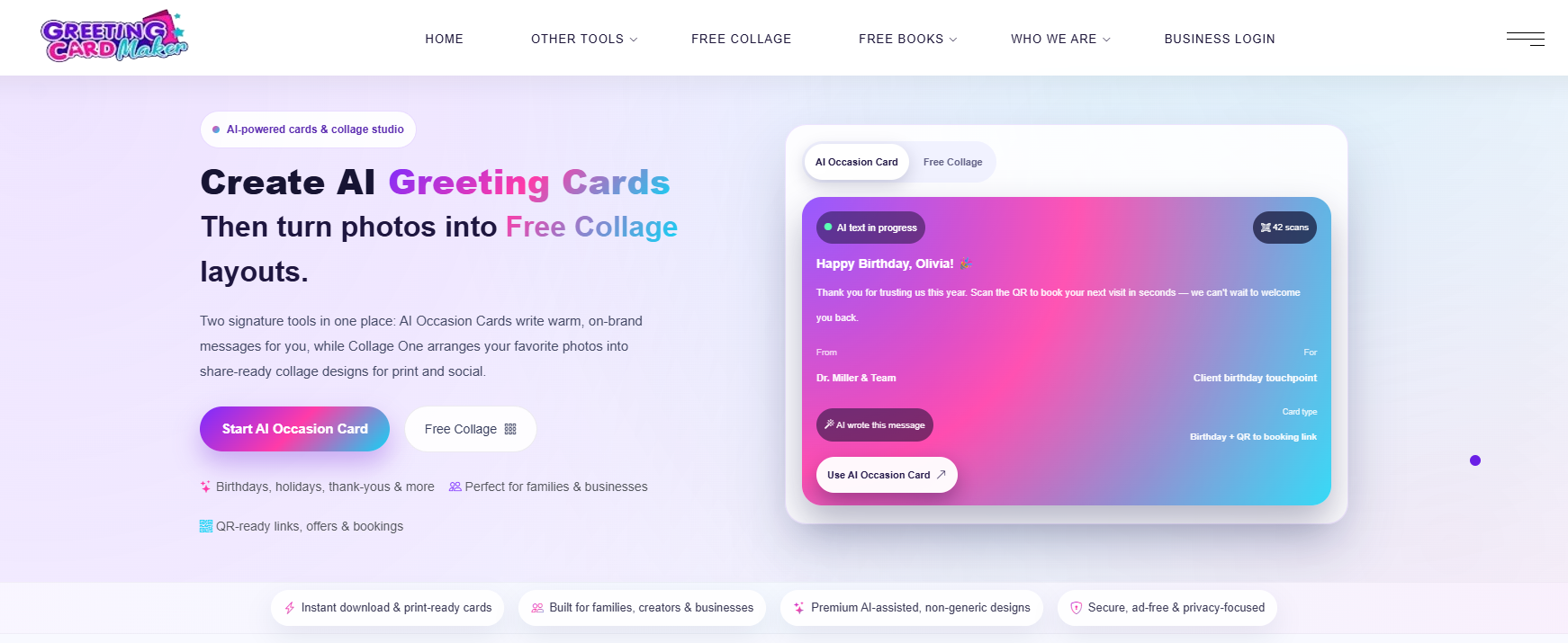 GC-Maker - AI Greeting Cards