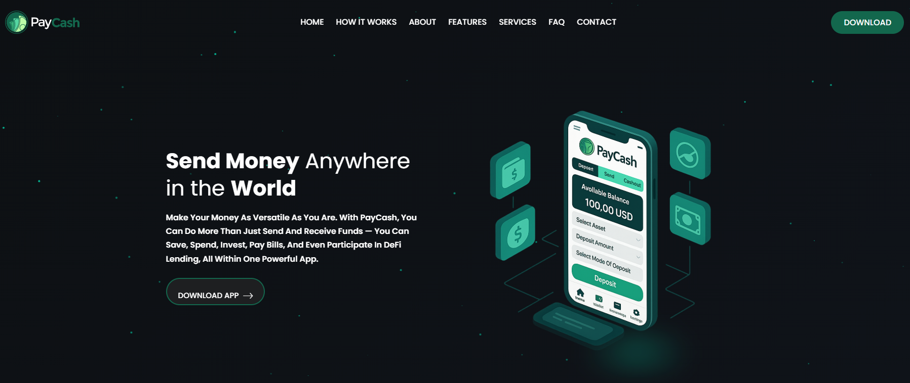 Paycash — Multi-Currency Crypto Wallet
