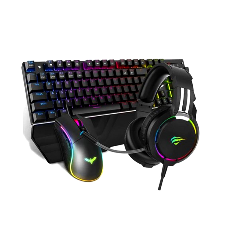 Havit KB380L Mechanical Keyboard, Mouse & RGB Headset Combo