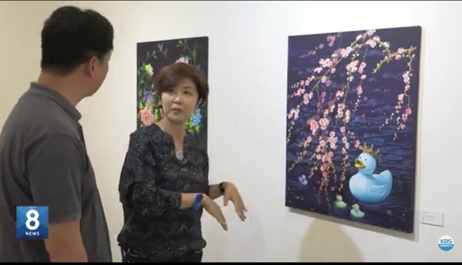 KBS America News: Chuni Park and Jio Choi's First U.S. Solo Exhibition