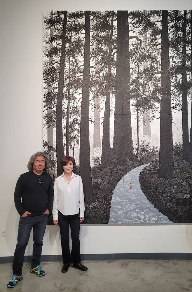Is it a landscape painting? An abstract painting? Western art? Or Eastern art?