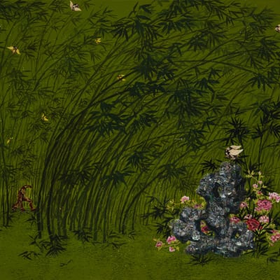 Bamboo - Iron Man Cutting Through Ddali's Bamboo Forest