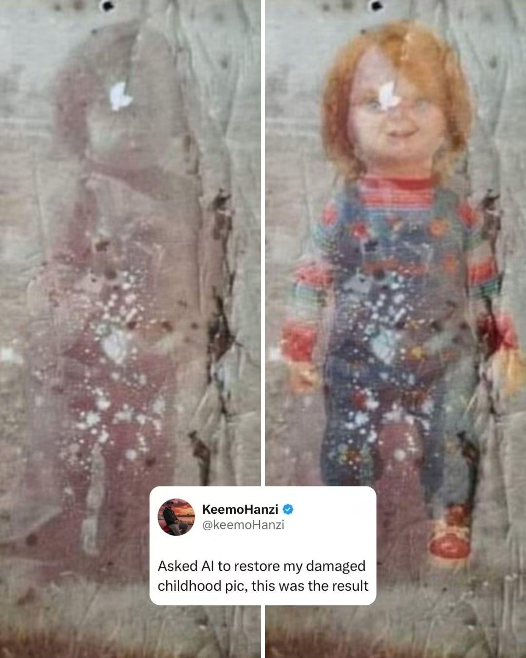 SereneFox190: "Bro, that's Chucky 💀☠️"