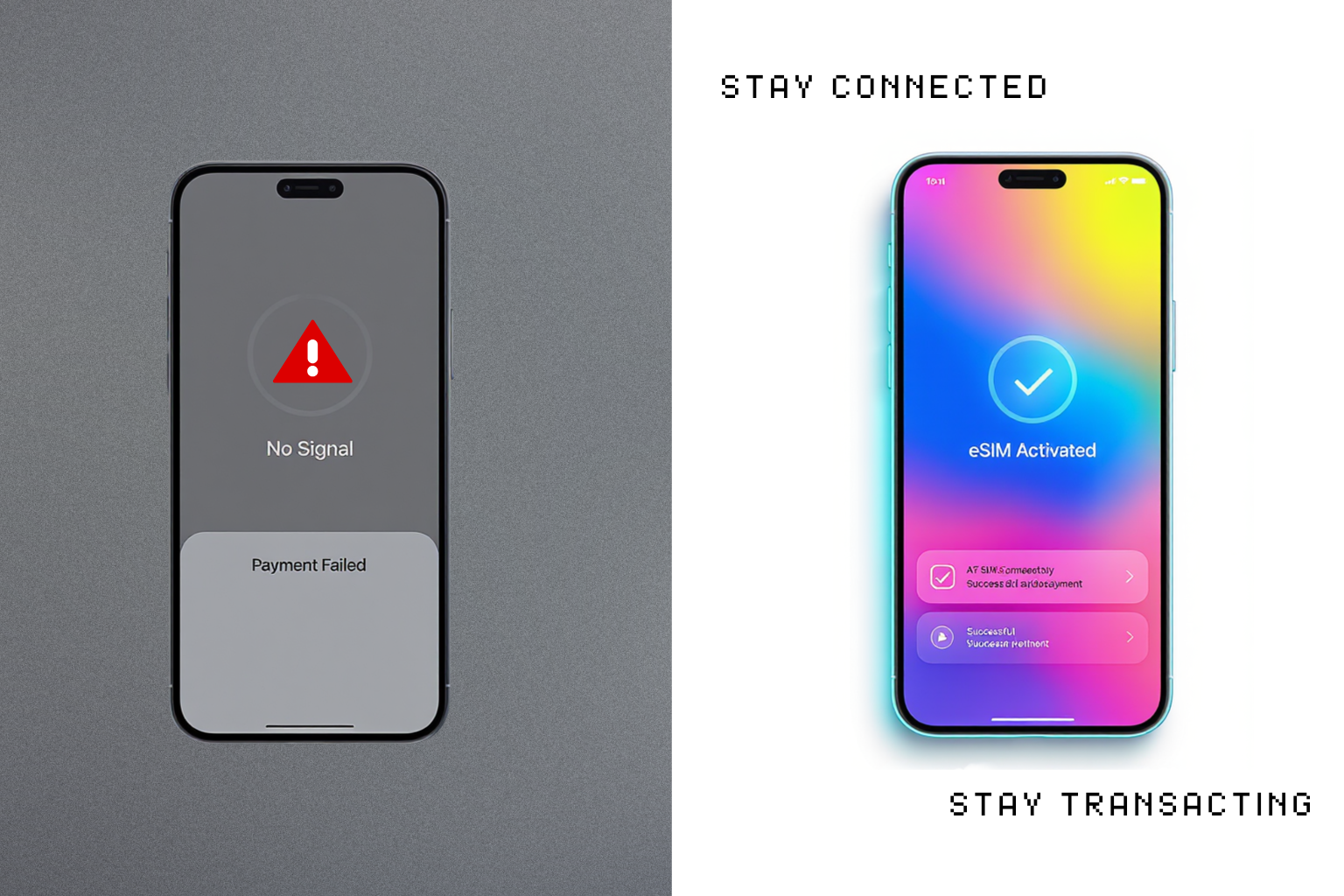 Connected phone showing loyalty benefits
