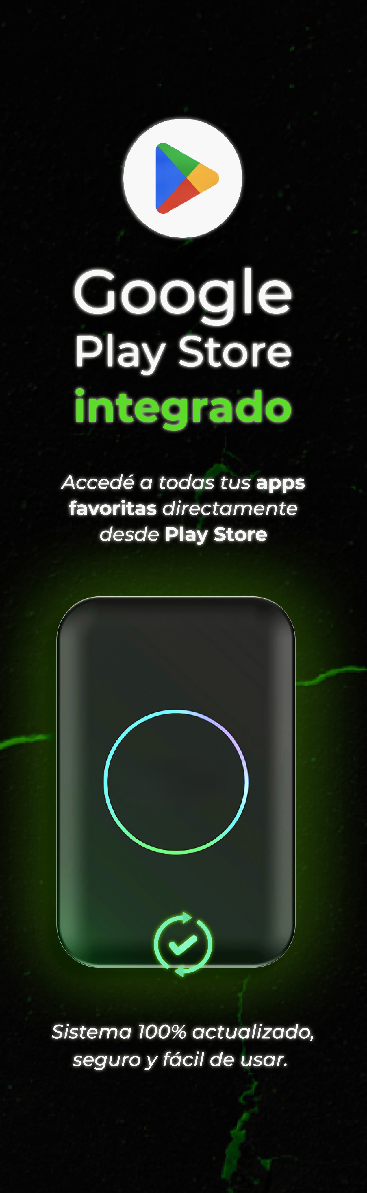 Google Play Store integrado