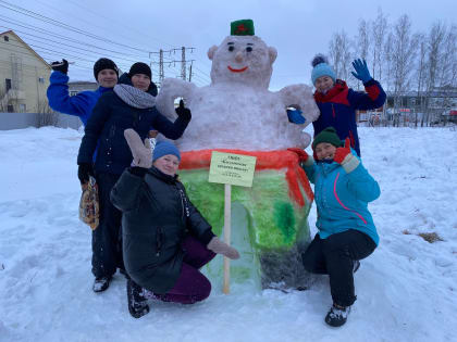 В Балезино состоялся районный конкурс «Снежные фигуры – 2023»