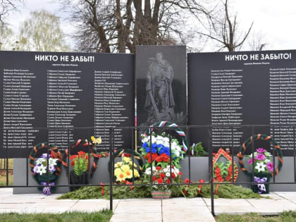 В районах Удмуртии открываются памятники героям войны, проходят уборки мемориалов и патриотические акции