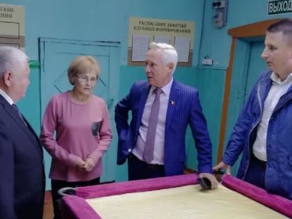 Пётр Фомин и Андрей Ураськин с рабочим визитом посетили Малопургинский район