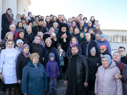 Архиерейское богослужение в праздник Благовещения Пресвятой Богородицы в кафедральном соборе