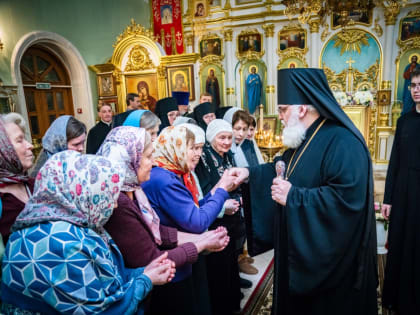 Архиерейское богослужение накануне празднования памяти блж. Ксении Петербургской