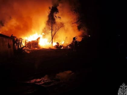 Пожар вспыхнул на производстве в Игринском районе Удмуртии