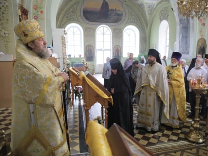 Престольные торжества в Ризоположенском монастыре с. Люк