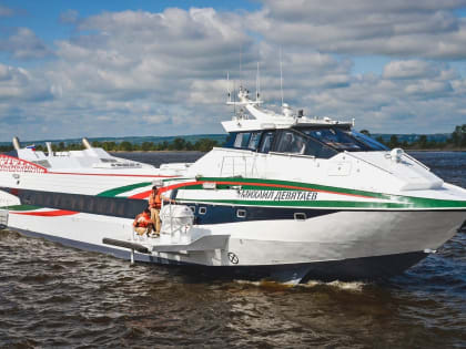 Из Казани на подводных крыльях в Сарапул отправится в тестовый рейс судно «Метеор»