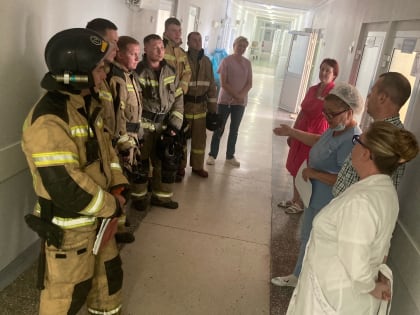 Пожарно-тактические учения в Родильном доме № 6