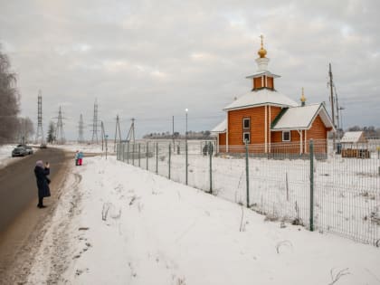 Освящение храма в с. Первомайский Завьяловского района