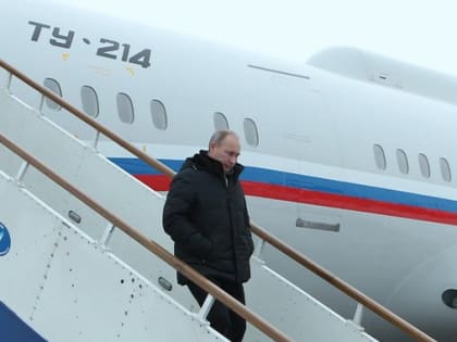 Владимир Путин прибыл в Ижевск