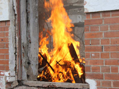 Спасли через окно: В Ижевске при пожаре едва не погибла хозяйка дома