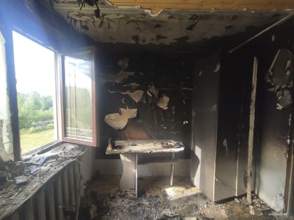 Короткое замыкание в зарядном устройстве привело к пожару в Удмуртии