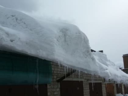 В Ижевске снег упал с балкона четвертого этажа на двух прохожих