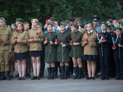 Акция «Свеча памяти» прошла в Ижевске