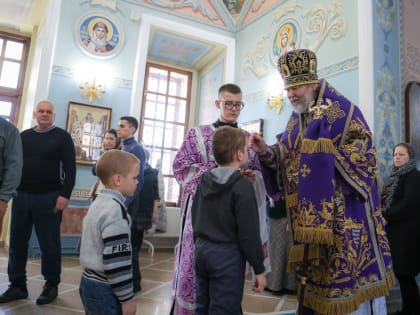 Архиерейское богослужение накануне Недели второй Великого поста