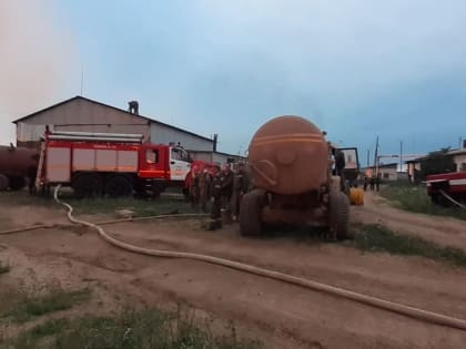 В Можгинском районе произошел пожар в СПК «Луч»