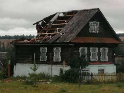 Жителям Завьяловского района компенсируют ущерб от урагана