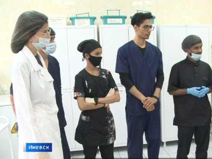 В больницы Ижевска пришли иностранные студенты-медики