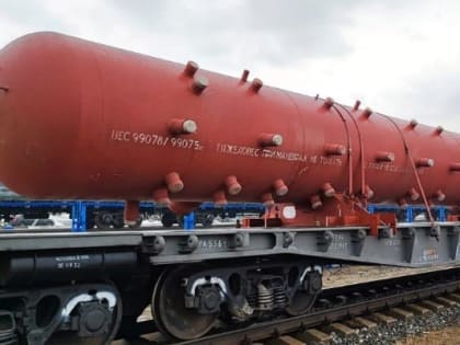 Массивный барабан для котла ТЭЦ-2 прибыл в Ижевск из Таганрога