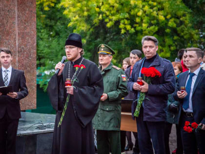 Представитель епархии принял участие в акции в честь Дня солидарности в борьбе с терроризмом