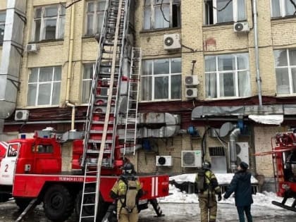 На улице Пушкинской в Ижевске произошло возгорание в хинкальной «Кинза»