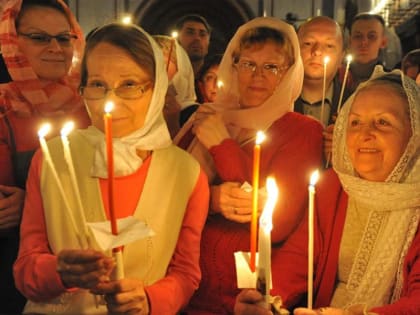 Более 20 тыс жителей Удмуртии приняли участие в Пасхальных богослужениях