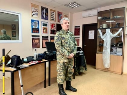 Следователь-криминалист провел урок профессионального мастерства для школьников