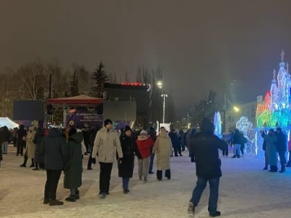 В новогодних гуляниях в Удмуртии приняли участие порядка 14 тысяч человек