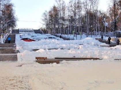 Благоустройство нижней части эспланады завершилось в Ижевске