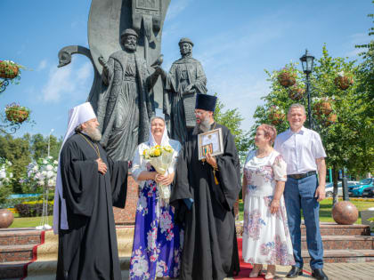 Состоялось чествование семейных пар в День семьи, любви и верности