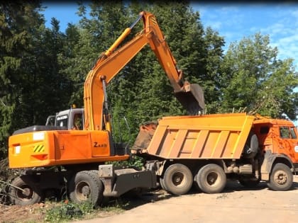 Ленинский парк в Сарапуле преображается