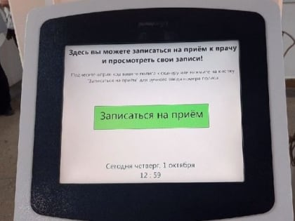Почти 600 тысяч раз воспользовались жители Удмуртии электронной записью к врачу