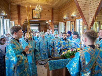 Престольный праздник Тихвинского мужского монастыря
