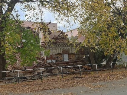 По факту сноса старинного дома на улице Красной в Ижевске возбуждено уголовное дело