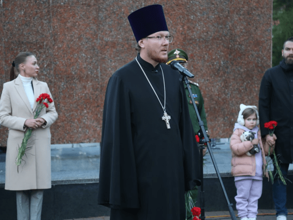 Священник принял участие в памятных акциях, посвященных Дню солидарности в борьбе с терроризмом