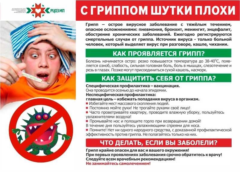 Картинки вакцинация от гриппа