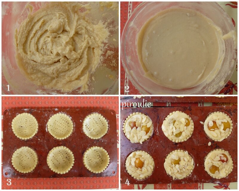 tartelettes amandine mirabelle