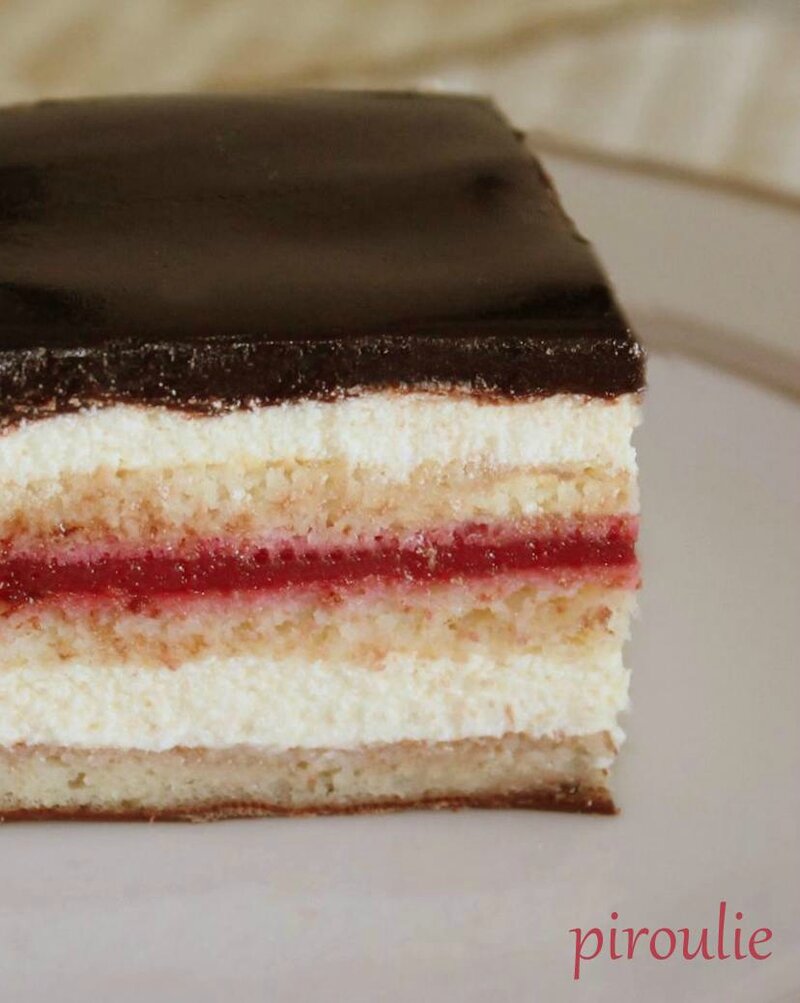 opéra framboise Annaelle